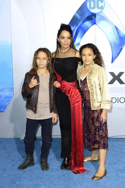 Los Angeles Dec Nakoa Wolf Manakauapo Namakaeha Momoa Lisa Bonet — Stock fotografie