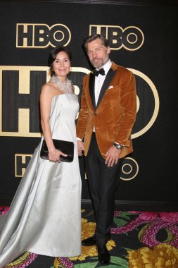 Los Angeles - Eylül 17: Nukaaka Coster-Waldau, Nikolaj Coster-Waldau Hbo Emmy sonra parti - 2018 West Hollywood, Ca üzerinde 17 Eylül 2018 Pasifik Tasarım Merkezi