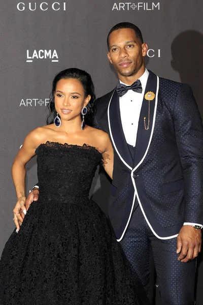 Λος Άντζελες Νοε Karrueche Tran Victor Cruz Στο Lacma 2018 — Φωτογραφία Αρχείου