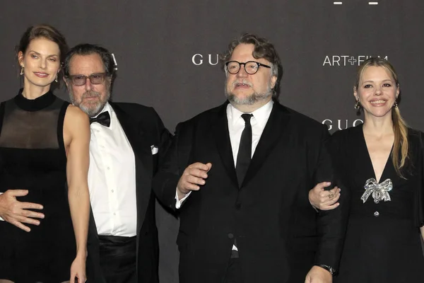 Los Angeles Lis Louise Kugelberg Julian Schnabel Guillermo Del Toro — Zdjęcie stockowe