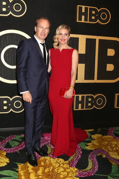 Los Ángeles Sep Bob Odenkirk Rhea Seehorn Hbo Emmy Party — Foto de Stock