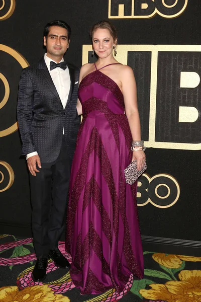 Los Angeles Sep Kumail Nanjiani Emily Gordon Bei Der Hbo — Stockfoto