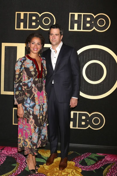 Los Angeles Sep Simone Bent Troy Garity Hbo Emmy Party — Stock Photo, Image