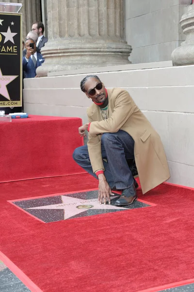 Los Angeles Nov Snoop Dogg Calvin Broadus Alla Cerimonia Snoop — Foto Stock