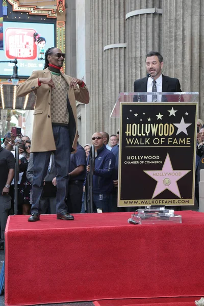 Los Angeles Nov Snoop Dogg Jimmy Kimmel Cérémonie Snoop Dogg — Photo