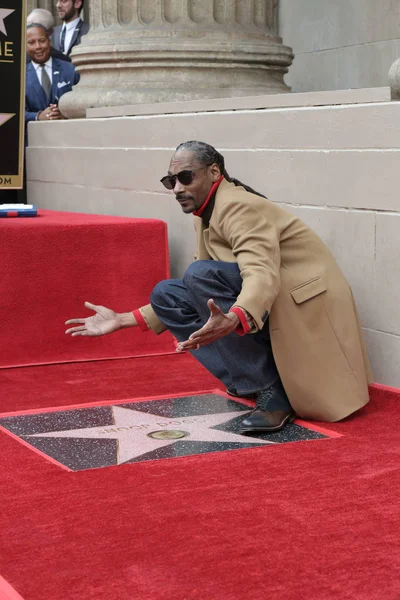 Los Angeles Nov Snoop Dogg Calvin Broadus Alla Cerimonia Snoop — Foto Stock