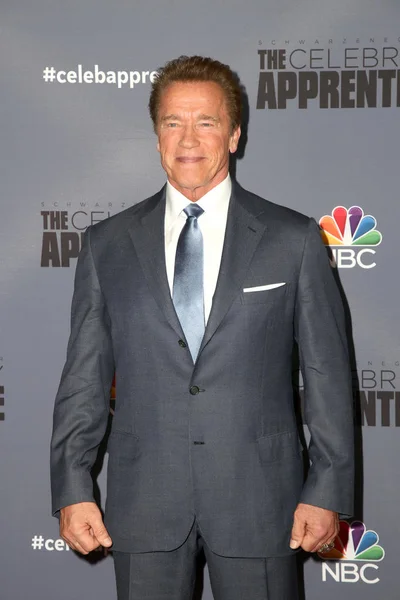 Los Angeles Jan Arnold Schwarzenegger Press Junket Nbc Celebrity Apprentice — Stock Photo, Image