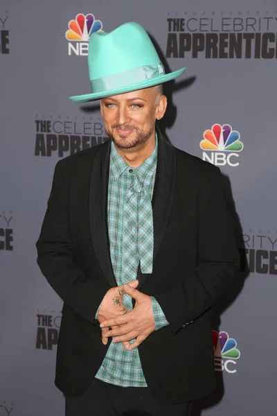 Los Angeles Jan Boy George Press Junket Nbc Celebrity Apprentice — Stock Photo, Image