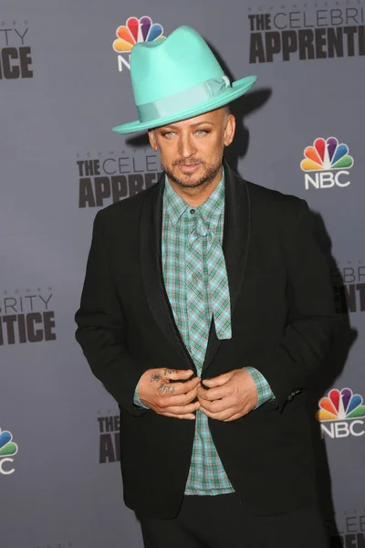 Los Angeles Jan Boy George Press Junket Nbc Celebrity Apprentice — Stock Photo, Image