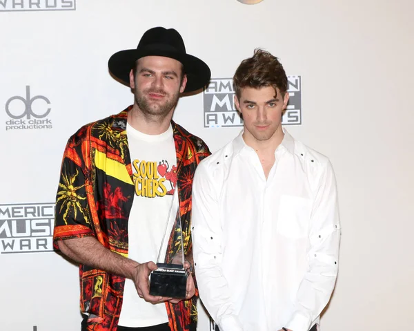 Los Ángeles Nov Alex Pall Andrew Taggart Chainsmokers Los American — Foto de Stock