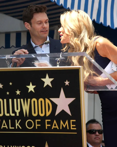 Los Angeles Mai Ellen Ryan Seacrest Cérémonie Ellen Star Sur — Photo