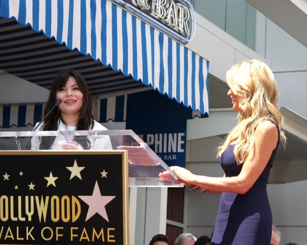 Los Ángeles Mayo Miranda Cosgrove Ellen Ceremonia Ellen Star Paseo — Foto de Stock