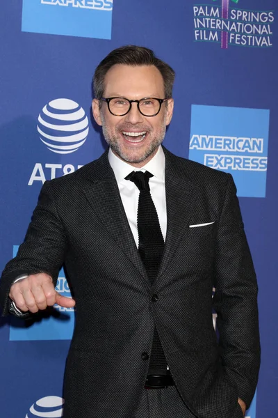 Palm Springs Jan Christian Slater 30Th Palm Springs International Film — Stock Photo, Image