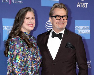 Palm Springs - Jan 17: Gisele Schmidt, Palm Springs Kongre Merkezi'nde üzerinde 17 Ocak 2019 Palm Springs, Ca 30 Palm Springs Uluslararası Film Festivali Ödülleri Töreni'nde Gary Oldman