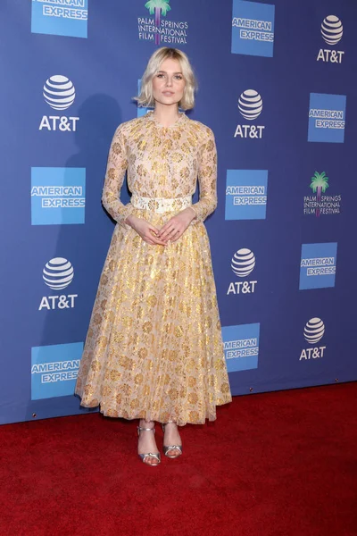 Palm Springs Jan Lucy Boynton 30Th Palm Springs International Film — Stock Photo, Image