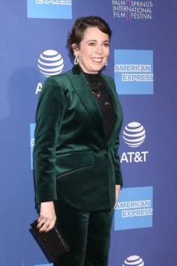 Palm Springs - Jan 17: Olivia Colman Palm Springs Kongre Merkezi'nde üzerinde 17 Ocak 2019 Palm Springs, Ca 30 Palm Springs Uluslararası Film Festivali Ödülleri Töreni'nde