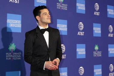 Palm Springs - Jan 17: Rami Malek Palm Springs Kongre Merkezi'nde üzerinde 17 Ocak 2019 Palm Springs, Ca 30 Palm Springs Uluslararası Film Festivali Ödülleri Töreni'nde