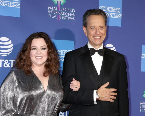 Palm Springs Jan Melissa Mccarthy Richard Grant Üzerinde Ocak 2019 — Stok fotoğraf