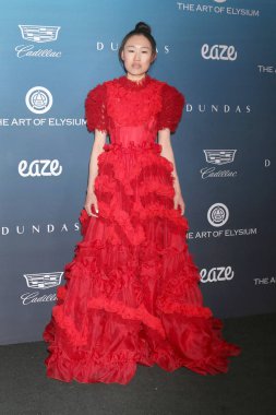 Los Angeles - Jan 5: Jaime Xie Elysium sanatı, 12 yıllık cennet kutlama özel bir yerde 5 Ocak 2019 tarihinde Los Angeles, Ca