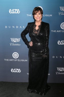 Los Angeles - Jan 5: Kris Jenner Elysium sanatı, 12 yıllık cennet kutlama özel bir yerde 5 Ocak 2019 tarihinde Los Angeles, Ca