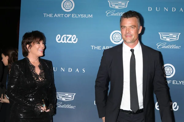 Los Angeles Jan Kris Jenner Josh Duhamel Bei Der Elysium — Stockfoto