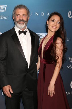 Los Angeles - Jan 5: Mel Gibson, Rosalind Ross Elysium sanatı adlı 12 yıllık cennet kutlama özel bir yerde 5 Ocak 2019 tarihinde Los Angeles, Ca