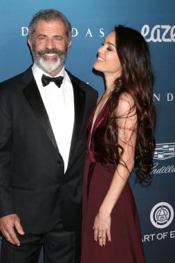 Los Angeles - Jan 5: Mel Gibson, Rosalind Ross Elysium sanatı adlı 12 yıllık cennet kutlama özel bir yerde 5 Ocak 2019 tarihinde Los Angeles, Ca