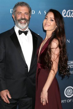 Los Angeles - Jan 5: Mel Gibson, Rosalind Ross Elysium sanatı adlı 12 yıllık cennet kutlama özel bir yerde 5 Ocak 2019 tarihinde Los Angeles, Ca