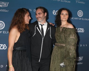 Los Angeles - Jan 5: Yaz Phoenix, Joaquin Phoenix, yağmur Phoenix Elysium sanatı, 12 yıllık cennet kutlama özel bir yerde 5 Ocak 2019 tarihinde Los Angeles, Ca