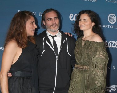 Los Angeles - Jan 5: Yaz Phoenix, Joaquin Phoenix, yağmur Phoenix Elysium sanatı, 12 yıllık cennet kutlama özel bir yerde 5 Ocak 2019 tarihinde Los Angeles, Ca