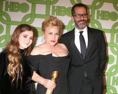 Los Angeles - Ocak 6: Harlow Jane, Patricia Arquette, Eric beyaz 2019 Hbo, sonrası altın küre parti Beverly Hilton otelde 6 Ocak 2019 Beverly Hills, Ca