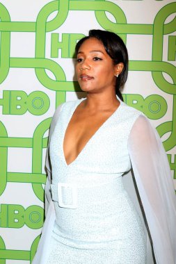 Los Angeles - Ocak 6: Tiffany Haddish 6 Ocak 2019 tarihinde Beverly Hilton otel Beverly Hills, Ca 2019 Hbo yazı altın küre partide