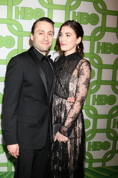 Los Angeles Jan Kieran Culkin Jazz Charton Golden Globe Party — Photo