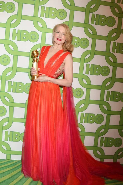 Los Angeles Jan Patricia Clarkson 2019 Hbo Post Zlatý Glóbus — Stock fotografie