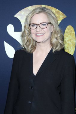 Los Angeles - Jan 5: Bonnie Hunt Showtime altın küre adayları şenlikte Sunset Tower Hotel, 5 Ocak 2019 tarihinde West Hollywood, Ca