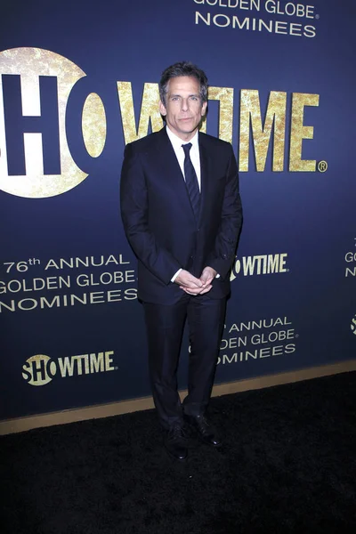 Los Angeles Jan Ben Stiller Ünnepségen Showtime Golden Globe Jelölteket — Stock Fotó