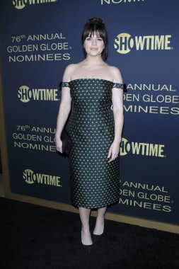 Los Angeles - Jan 5: Casey Wilson Showtime altın küre adayları şenlikte Sunset Tower Hotel, 5 Ocak 2019 tarihinde West Hollywood, Ca