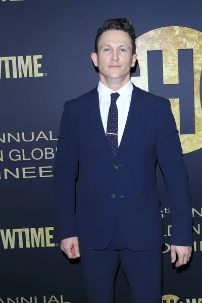 Los Ángeles Enero Jonathan Tucker Celebración Nominados Globo Oro Sunset — Foto de Stock