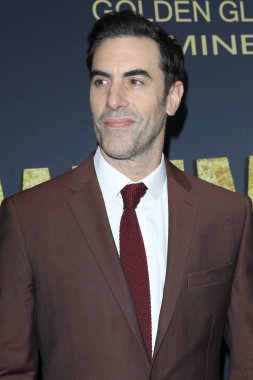 Los Angeles - Jan 5: Sacha Baron Cohen Showtime altın küre adayları şenlikte Sunset Tower Hotel, 5 Ocak 2019 tarihinde West Hollywood, Ca