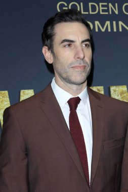 Los Angeles - Jan 5: Sacha Baron Cohen Showtime altın küre adayları şenlikte Sunset Tower Hotel, 5 Ocak 2019 tarihinde West Hollywood, Ca