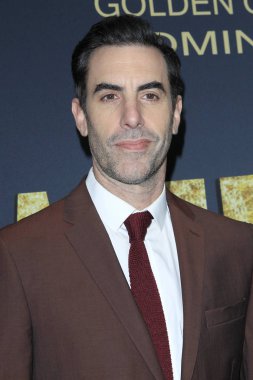 Los Angeles - Jan 5: Sacha Baron Cohen Showtime altın küre adayları şenlikte Sunset Tower Hotel, 5 Ocak 2019 tarihinde West Hollywood, Ca