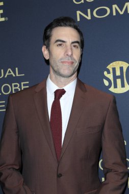 Los Angeles - Jan 5: Sacha Baron Cohen Showtime altın küre adayları şenlikte Sunset Tower Hotel, 5 Ocak 2019 tarihinde West Hollywood, Ca