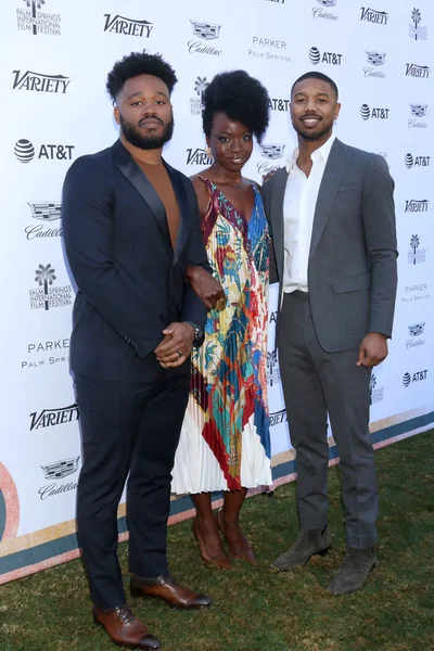 Palm Springs Jan Ryan Coogler Danai Gurira Michael Jordan Wiele — Zdjęcie stockowe