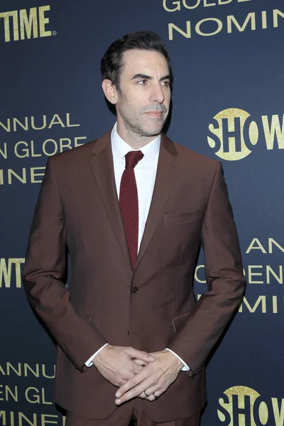 Los Angeles - Jan 5: Sacha Baron Cohen Showtime altın küre adayları şenlikte Sunset Tower Hotel, 5 Ocak 2019 tarihinde West Hollywood, Ca