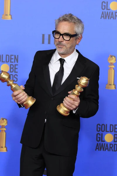 Los Ángeles Enero Alfonso Cuaron Los Premios Globo Oro 2019 — Foto de Stock