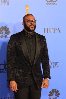 Los Angeles - Ocak 6: Tyler Perry basın odası 6 Ocak 2019 tarihinde Beverly Hilton otel Beverly Hills, Ca, 2019 altın küre ödüllerinde-