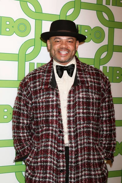 Los Angeles Jan Anthony Hemingway 2019 Hbo Post Golden Globe — Stock Photo, Image