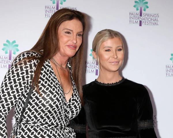 Palm Springs Jan Caitlyn Jenner Sophia Hutchins Promenad Till Vegas — Stockfoto