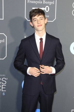Los Angeles - 13 Ocak: Griffin Gluck 13 Ocak 2019 Barker askıda Santa Monica, Ca, eleştirmenler Choice Ödülleri'nde