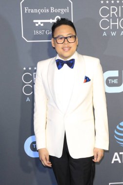 Los Angeles - 13 Ocak: Nico Santos 13 Ocak 2019 Barker askıda Santa Monica, Ca, eleştirmenler Choice Ödülleri'nde